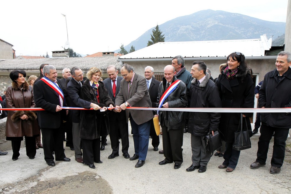 Inauguration du point d'accs au droit de Ponte-Leccia